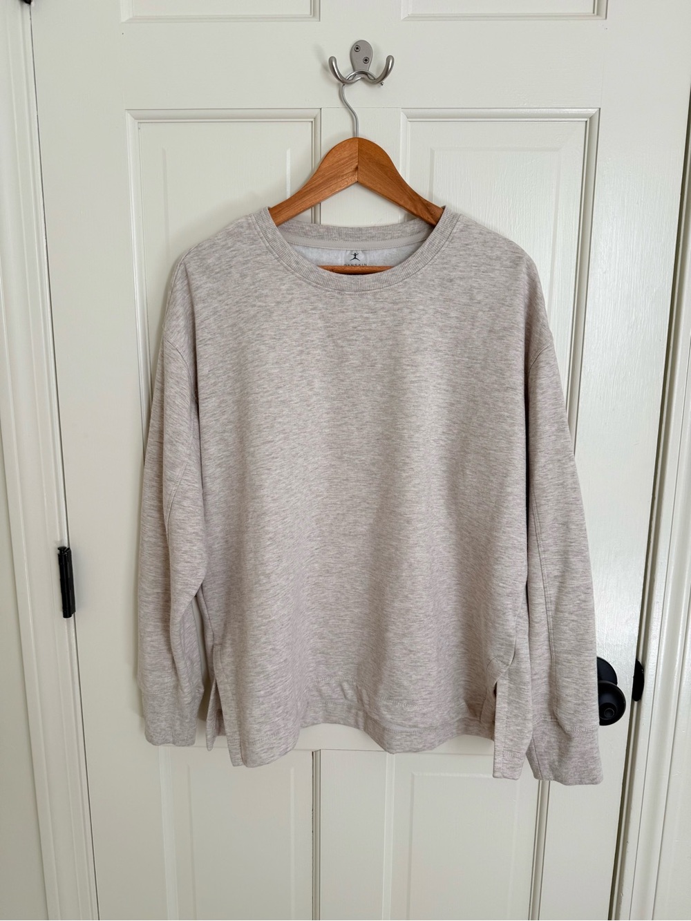 Danskin Crewneck Sweatshirt  - Light Heather Gray
